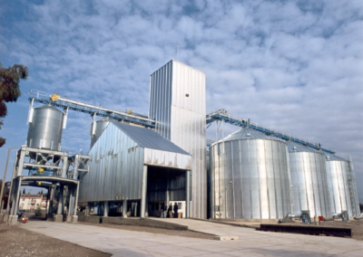 Kıbrıs Kumyalı 5000 Tonluk Çelik Silo Projesi
